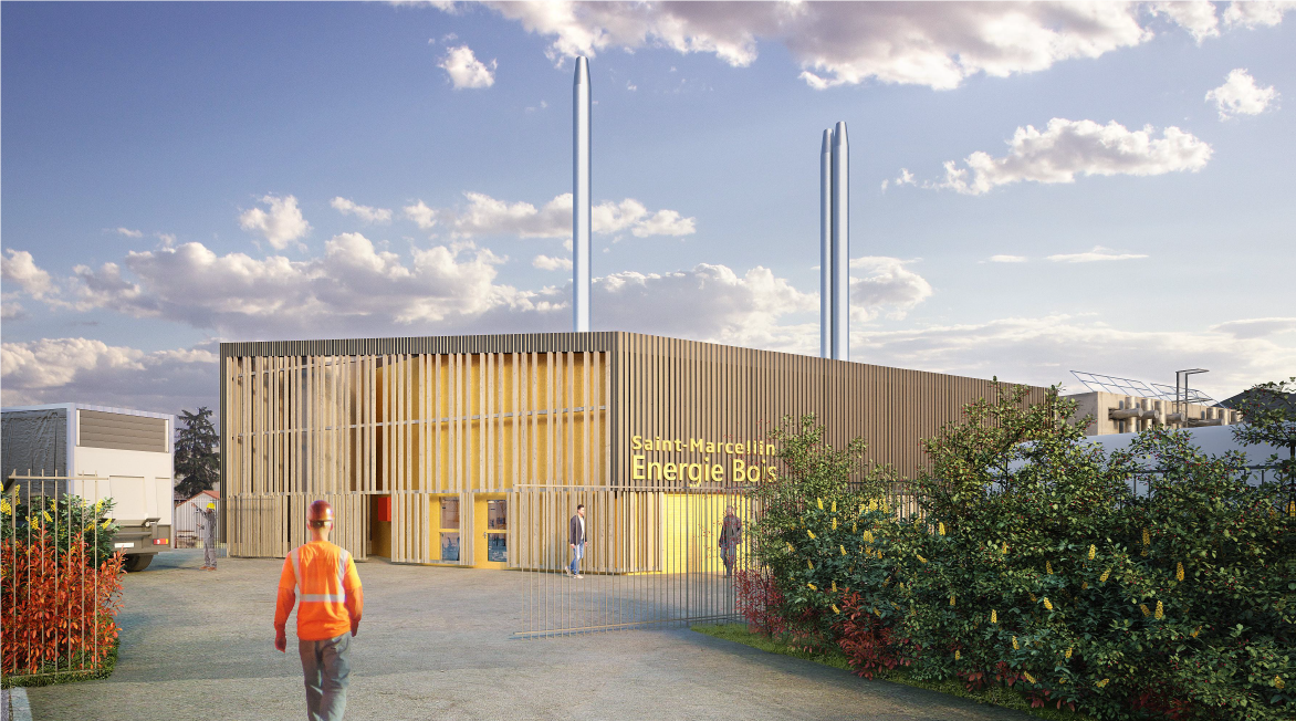 Centrale biomasse Saint-Marcellin - actibe
